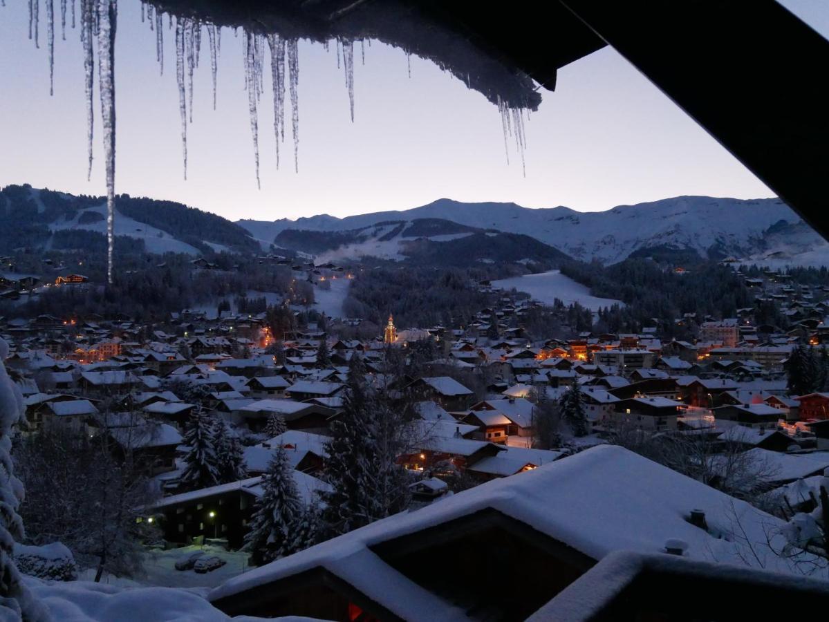 Chalet Horizon Blanc Megève Exterior foto